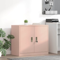 Armoire de rangement Rose 80 x 40 x 70 cm Acier 631585631585