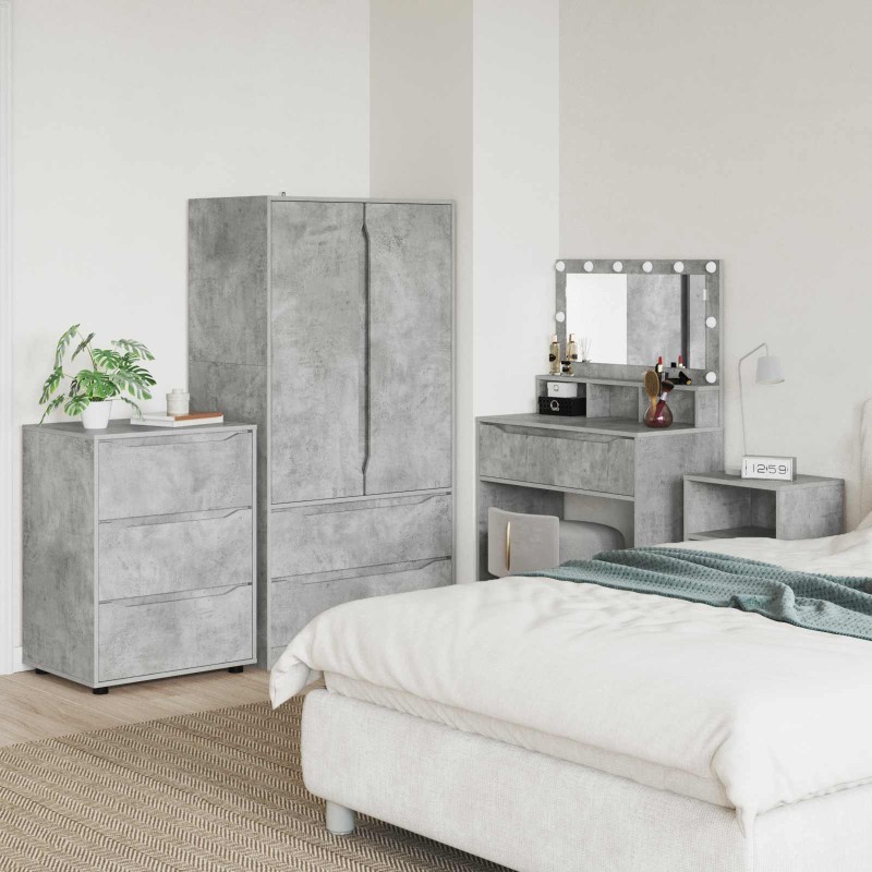 Armoire de rangement Gris béton 60 x 48 x 81 cm 631587631587