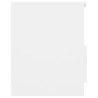 Tables de chevet 2 pcs blanc 40x40x50 cm bois d'ingénierie 631589631589