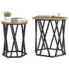 Table basse 2 pcs Chêne artisanal 50 x 50 x 50 cm 631596631596