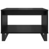 Table basse Chêne noir 60 x 50 x 40 cm Bois d'ingénierie 631598631598