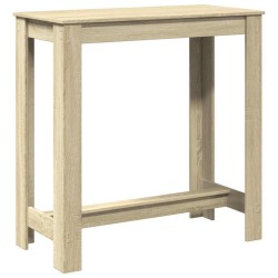 Table de bar chêne sonoma 102x50x103,5 cm bois d'ingénierie 631599631599
