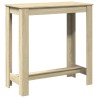 Table de bar chêne sonoma 102x50x103,5 cm bois d'ingénierie 631599631599