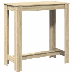 Table de bar chêne sonoma 102x50x103,5 cm bois d'ingénierie 631599631599