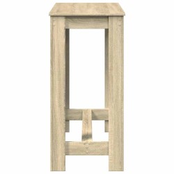 Table de bar chêne sonoma 102x50x103,5 cm bois d'ingénierie 631599631599