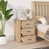 Table de chevet Chêne sonoma 50x36x60 cm Bois d'ingénierie 631600631600
