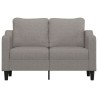 Canapé à 2 places Taupe 120 cm Tissu 631606631606