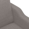 Canapé à 2 places Taupe 120 cm Tissu 631606631606