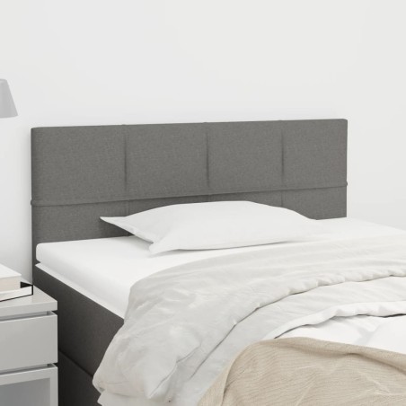 Tête de lit Gris foncé 90x5x78/88 cm Tissu 631609631609