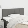 Tête de lit Gris foncé 90x5x78/88 cm Tissu 631609631609