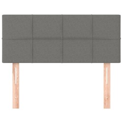 Tête de lit Gris foncé 90x5x78/88 cm Tissu 631609631609