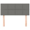 Tête de lit Gris foncé 90x5x78/88 cm Tissu 631609631609