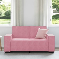 Canapé à 2 places Rose 160x78x84 cm Velours 631610631610