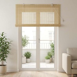 Store enrouleur Naturel 130 x 220 cm Bambou 631624631624