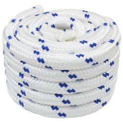 Corde de bateau 10 m 4 Blanc et bleu PP 631626631626
