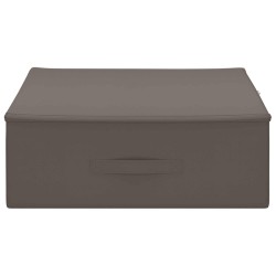 Boîte de rangement Gris 100 x 50 x 18 cm Tissu intissé 631627631627