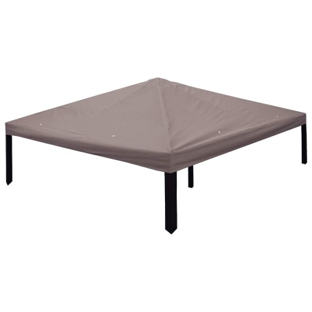 Housse de Gazebo Taupe 300 x 300 cm Polyester et Acier 631632631632