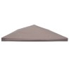 Housse de Gazebo Taupe 300 x 300 cm Polyester et Acier 631632631632