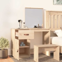 Coiffeuse 95x50x134 cm Bois de pin massif 631636631636