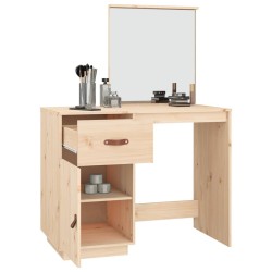 Coiffeuse 95x50x134 cm Bois de pin massif 631636631636