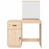 Coiffeuse 95x50x134 cm Bois de pin massif 631636631636