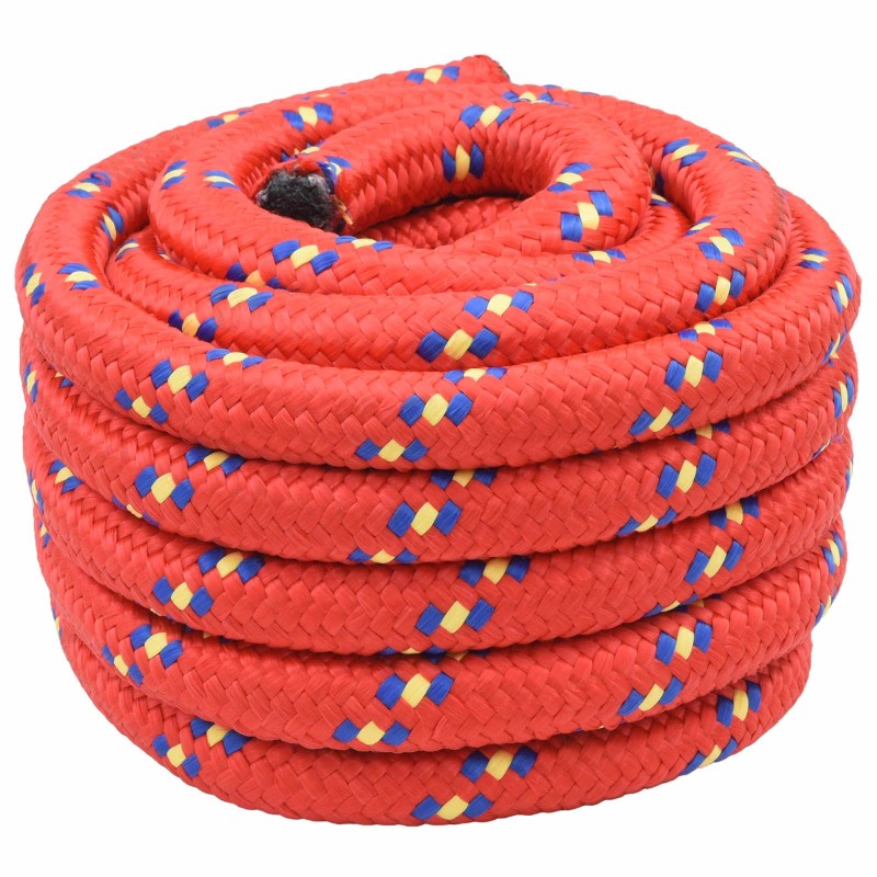 Corde de bateau 10 m 5 Rouge PP 631640631640