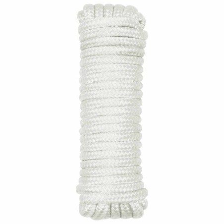 Corde de bateau 12 m 1 Blanc Polyester 631642631642