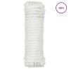 Corde de bateau 12 m 1 Blanc Polyester 631642631642
