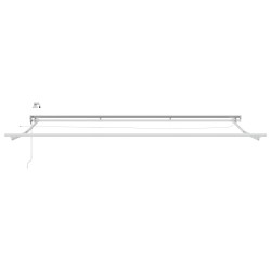 Cadre de store électrique avec LED Blanc 4 x 2 m Aluminium 631653631653