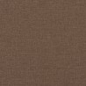 Canapé à 3 places avec repose-pieds Marron 210 cm Tissu 631654631654