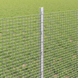 Clôture en fil soudé avec poteaux 50 x 0,6 m Acier galvanisé 631655631655