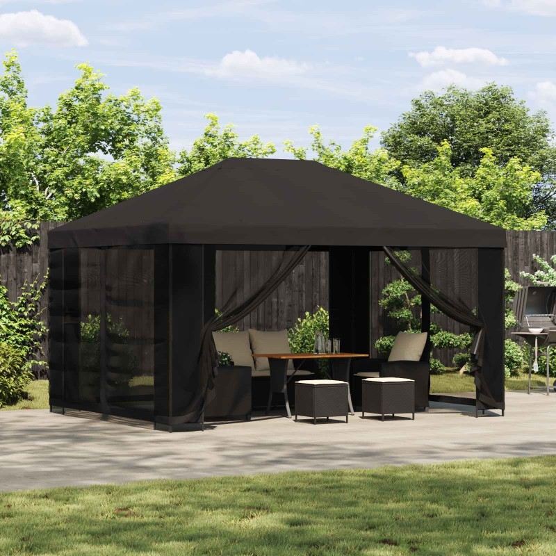 Abri de jardin avec parois 4 × 3 m Anthracite 631659631659