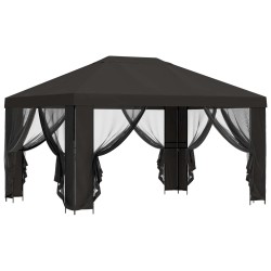 Abri de jardin avec parois 4 × 3 m Anthracite 631659631659