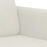 Canapé à 3 places Crème 180 cm Velours 631661631661