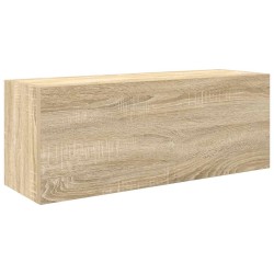 Armoire murale de bain chêne sonoma 80x25x30 cm bois ingénierie 631662631662