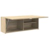 Armoire murale de bain chêne sonoma 80x25x30 cm bois ingénierie 631662631662