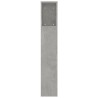 Armoire de tête de lit Gris béton 220x18,5x104,5 cm 631663631663