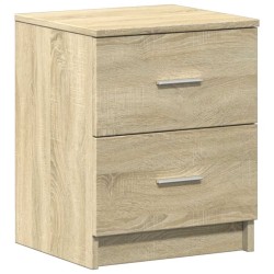 Table de chevet à 2 tiroirs en chêne Sonoma 40x36x50 cm 631676631676