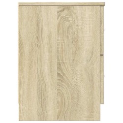Table de chevet à 2 tiroirs en chêne Sonoma 40x36x50 cm 631676631676