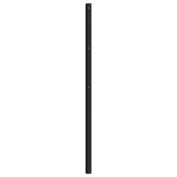  Tête de lit métal noir 200 cm 