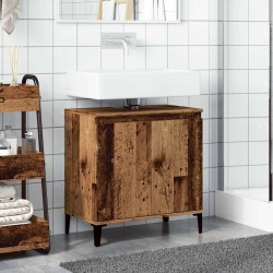 Armoire d'évier vieux bois 58x33x60 cm bois d'ingénierie 631688631688
