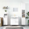 Armoire de salle de bain blanc 65x33x60 cm bois d'ingénierie 631694631694