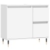 Armoire de salle de bain blanc 65x33x60 cm bois d'ingénierie 631694631694