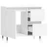 Armoire de salle de bain blanc 65x33x60 cm bois d'ingénierie 631694631694