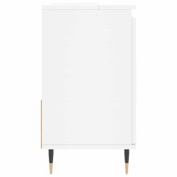 Armoire de salle de bain blanc 65x33x60 cm bois d'ingénierie 631694631694