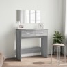 Coiffeuse avec miroir sonoma gris 80x39x80 cm 631696631696