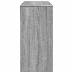 Coiffeuse avec miroir sonoma gris 80x39x80 cm 631696631696
