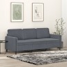 Canapé à 3 places Gris foncé 180 cm Velours 631700631700
