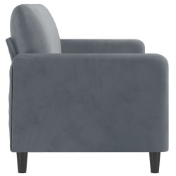 Canapé à 3 places Gris foncé 180 cm Velours 631700631700