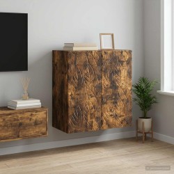 Armoire Murale Chêne fumé 59 x 31 x 60 cm Bois d'ingénierie 631702631702